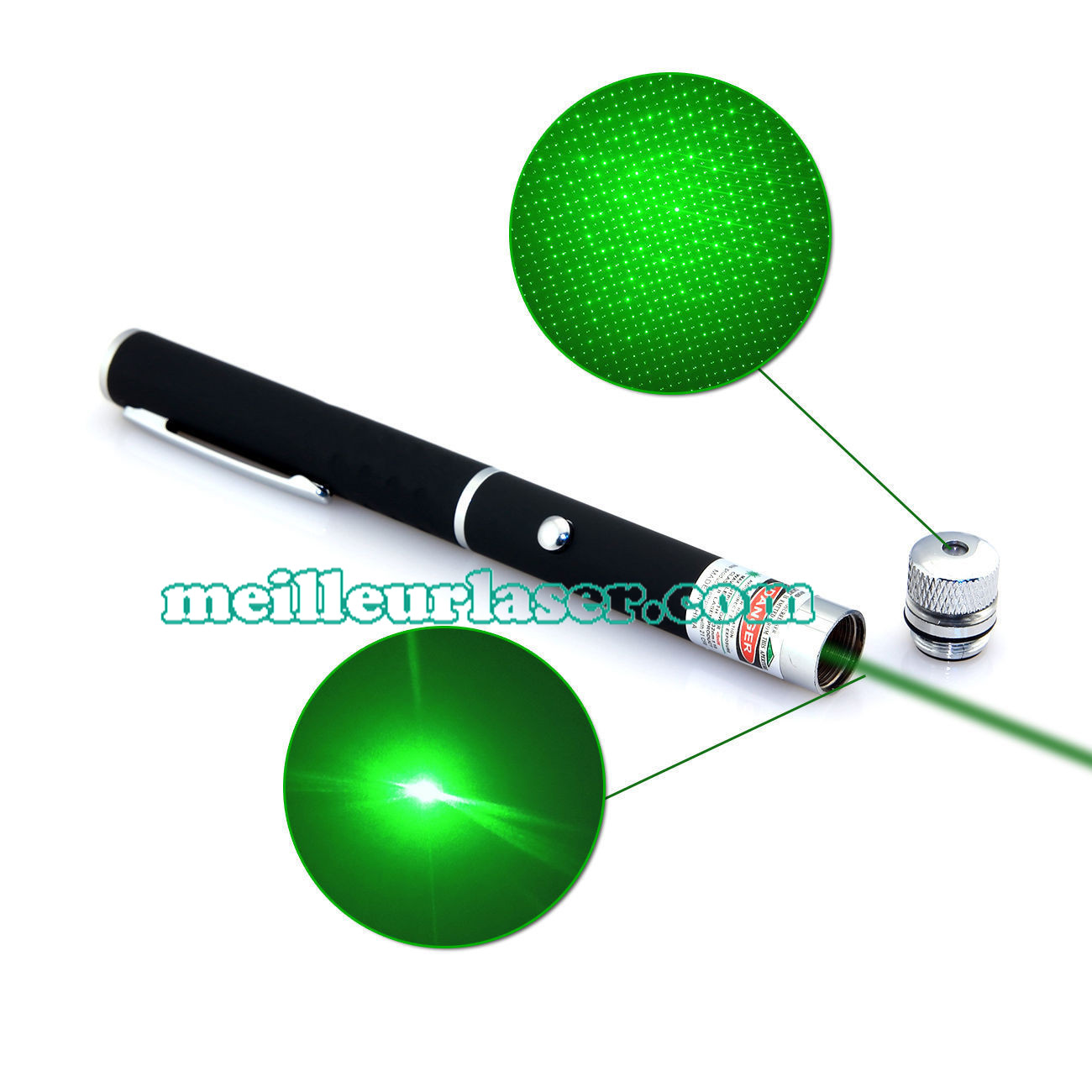 stylo laser 50mW vert 