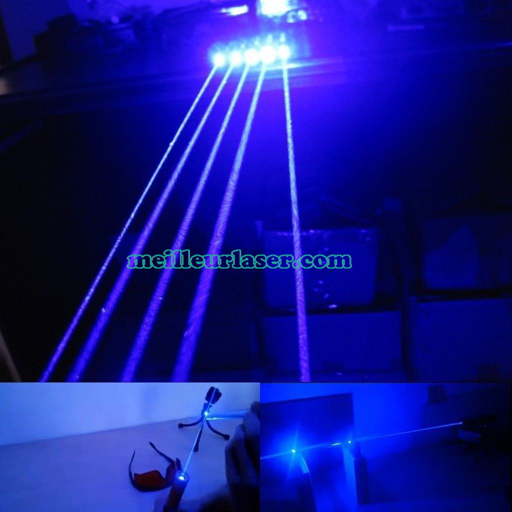  pointeur laser bleu 1W 